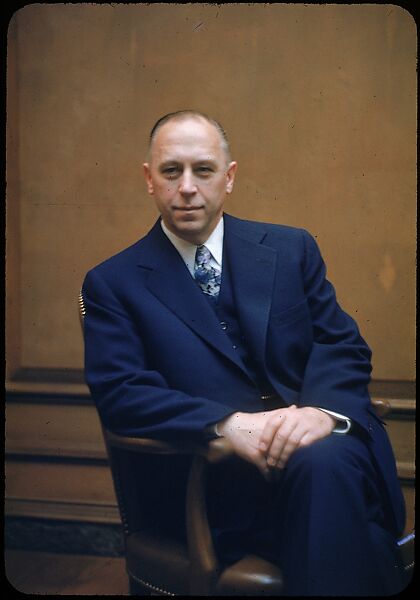 [25 Portraits of Clifford F. Hood of U.S. Steel, for Fortune Business Executive Profile], Walker Evans (American, St. Louis, Missouri 1903–1975 New Haven, Connecticut), Color film transparency