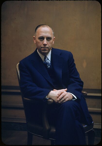 [25 Portraits of Clifford F. Hood of U.S. Steel, for Fortune Business Executive Profile], Walker Evans (American, St. Louis, Missouri 1903–1975 New Haven, Connecticut), Color film transparency