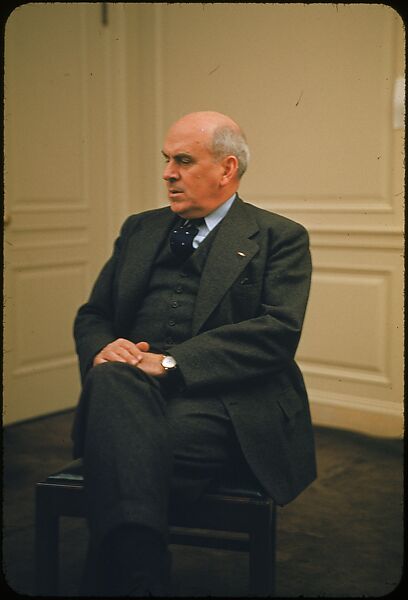 [49 Portraits of McCloy of the Chase, for Fortune Business Executive Profile], Walker Evans (American, St. Louis, Missouri 1903–1975 New Haven, Connecticut), Color film transparency