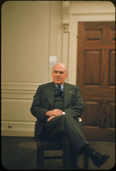 [49 Portraits of McCloy of the Chase, for Fortune Business Executive Profile], Walker Evans (American, St. Louis, Missouri 1903–1975 New Haven, Connecticut), Color film transparency
