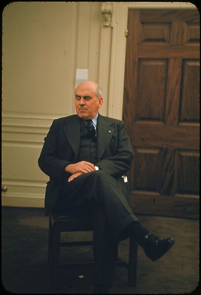 [49 Portraits of McCloy of the Chase, for Fortune Business Executive Profile], Walker Evans (American, St. Louis, Missouri 1903–1975 New Haven, Connecticut), Color film transparency