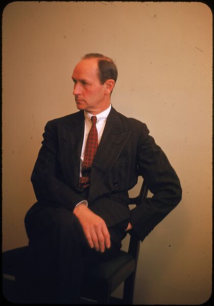 [24 Portraits of Supplee of Atlantic Refining, for Fortune Business Executive Profile], Walker Evans (American, St. Louis, Missouri 1903–1975 New Haven, Connecticut), Color film transparency