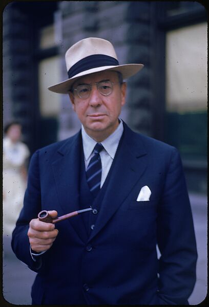 [4 Portraits of F. W. Ecker of Metropolitan Life, for Fortune Business Executive Profile], Walker Evans (American, St. Louis, Missouri 1903–1975 New Haven, Connecticut), Color film transparency 