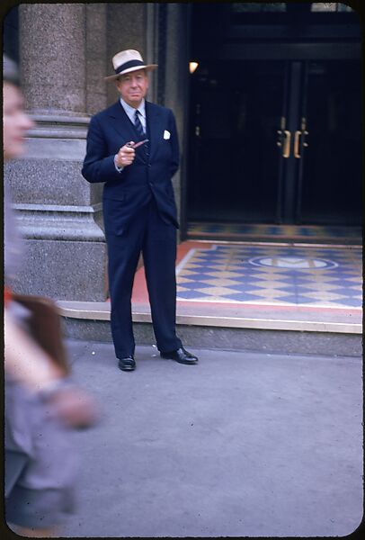 [4 Portraits of F. W. Ecker of Metropolitan Life, for Fortune Business Executive Profile], Walker Evans (American, St. Louis, Missouri 1903–1975 New Haven, Connecticut), Color film transparency