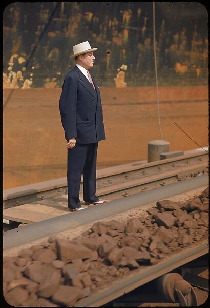 [59 Portraits of H. E. Simpson of Baltimore & Ohio Railroad, for Fortune Business Executive Profile], Walker Evans (American, St. Louis, Missouri 1903–1975 New Haven, Connecticut), Color film transparency
