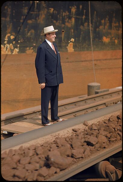 [59 Portraits of H. E. Simpson of Baltimore & Ohio Railroad, for Fortune Business Executive Profile], Walker Evans (American, St. Louis, Missouri 1903–1975 New Haven, Connecticut), Color film transparency