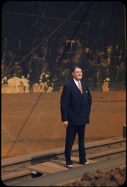 [59 Portraits of H. E. Simpson of Baltimore & Ohio Railroad, for Fortune Business Executive Profile], Walker Evans (American, St. Louis, Missouri 1903–1975 New Haven, Connecticut), Color film transparency