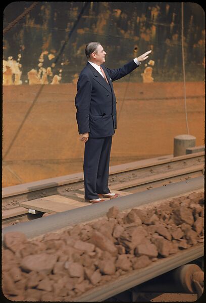 [59 Portraits of H. E. Simpson of Baltimore & Ohio Railroad, for Fortune Business Executive Profile], Walker Evans (American, St. Louis, Missouri 1903–1975 New Haven, Connecticut), Color film transparency