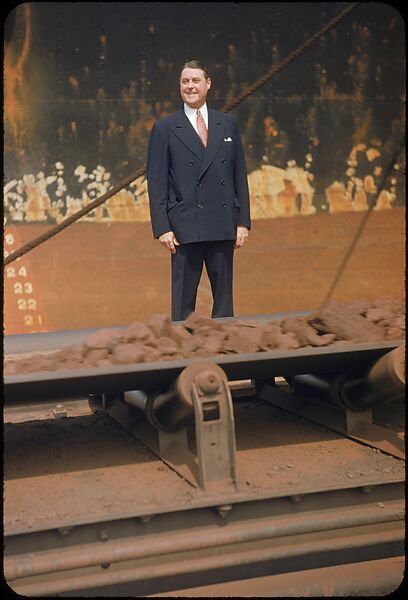 [59 Portraits of H. E. Simpson of Baltimore & Ohio Railroad, for Fortune Business Executive Profile], Walker Evans (American, St. Louis, Missouri 1903–1975 New Haven, Connecticut), Color film transparency