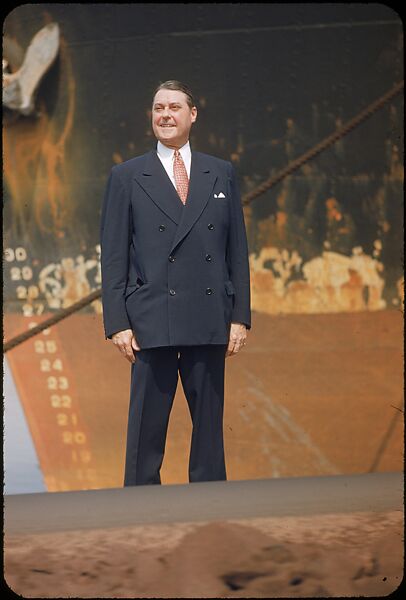 [59 Portraits of H. E. Simpson of Baltimore & Ohio Railroad, for Fortune Business Executive Profile], Walker Evans (American, St. Louis, Missouri 1903–1975 New Haven, Connecticut), Color film transparency