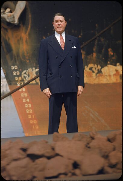 [59 Portraits of H. E. Simpson of Baltimore & Ohio Railroad, for Fortune Business Executive Profile], Walker Evans (American, St. Louis, Missouri 1903–1975 New Haven, Connecticut), Color film transparency