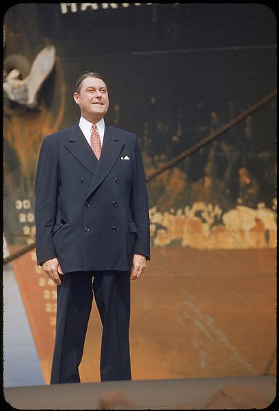 [59 Portraits of H. E. Simpson of Baltimore & Ohio Railroad, for Fortune Business Executive Profile], Walker Evans (American, St. Louis, Missouri 1903–1975 New Haven, Connecticut), Color film transparency
