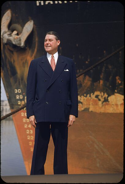 [59 Portraits of H. E. Simpson of Baltimore & Ohio Railroad, for Fortune Business Executive Profile], Walker Evans (American, St. Louis, Missouri 1903–1975 New Haven, Connecticut), Color film transparency