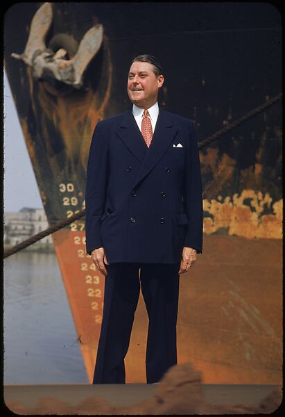 [59 Portraits of H. E. Simpson of Baltimore & Ohio Railroad, for Fortune Business Executive Profile], Walker Evans (American, St. Louis, Missouri 1903–1975 New Haven, Connecticut), Color film transparency