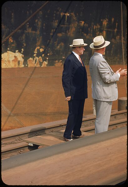 [59 Portraits of H. E. Simpson of Baltimore & Ohio Railroad, for Fortune Business Executive Profile], Walker Evans (American, St. Louis, Missouri 1903–1975 New Haven, Connecticut), Color film transparency