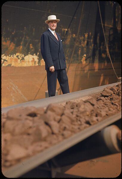 [59 Portraits of H. E. Simpson of Baltimore & Ohio Railroad, for Fortune Business Executive Profile], Walker Evans (American, St. Louis, Missouri 1903–1975 New Haven, Connecticut), Color film transparency