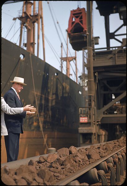 [59 Portraits of H. E. Simpson of Baltimore & Ohio Railroad, for Fortune Business Executive Profile], Walker Evans (American, St. Louis, Missouri 1903–1975 New Haven, Connecticut), Color film transparency