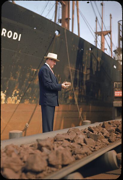 [59 Portraits of H. E. Simpson of Baltimore & Ohio Railroad, for Fortune Business Executive Profile], Walker Evans (American, St. Louis, Missouri 1903–1975 New Haven, Connecticut), Color film transparency