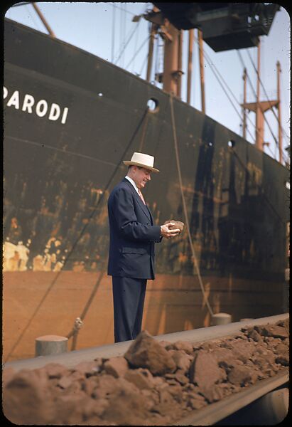 [59 Portraits of H. E. Simpson of Baltimore & Ohio Railroad, for Fortune Business Executive Profile], Walker Evans (American, St. Louis, Missouri 1903–1975 New Haven, Connecticut), Color film transparency