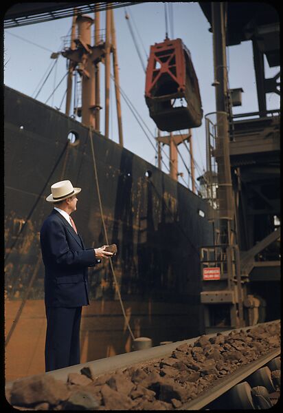 [59 Portraits of H. E. Simpson of Baltimore & Ohio Railroad, for Fortune Business Executive Profile], Walker Evans (American, St. Louis, Missouri 1903–1975 New Haven, Connecticut), Color film transparency