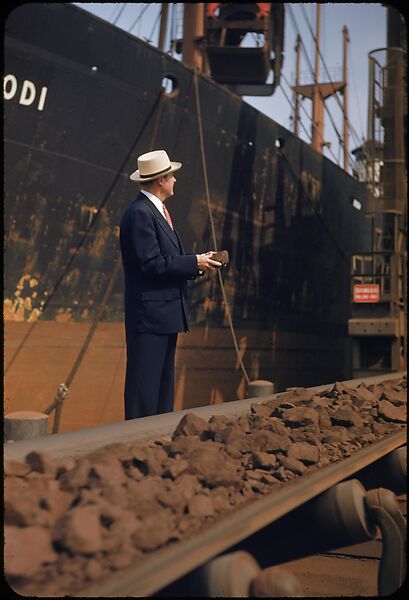 [59 Portraits of H. E. Simpson of Baltimore & Ohio Railroad, for Fortune Business Executive Profile], Walker Evans (American, St. Louis, Missouri 1903–1975 New Haven, Connecticut), Color film transparency