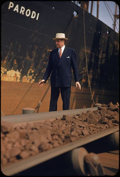 [59 Portraits of H. E. Simpson of Baltimore & Ohio Railroad, for Fortune Business Executive Profile], Walker Evans (American, St. Louis, Missouri 1903–1975 New Haven, Connecticut), Color film transparency