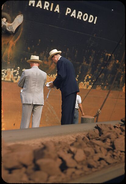 [59 Portraits of H. E. Simpson of Baltimore & Ohio Railroad, for Fortune Business Executive Profile], Walker Evans (American, St. Louis, Missouri 1903–1975 New Haven, Connecticut), Color film transparency