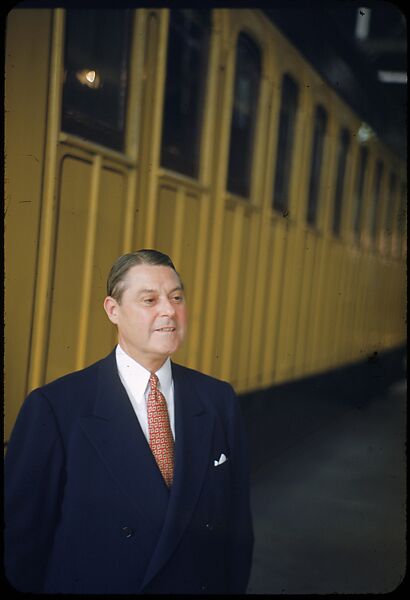 [59 Portraits of H. E. Simpson of Baltimore & Ohio Railroad, for Fortune Business Executive Profile], Walker Evans (American, St. Louis, Missouri 1903–1975 New Haven, Connecticut), Color film transparency
