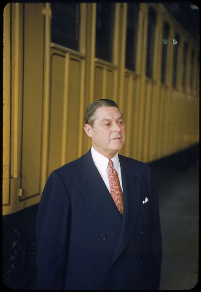 [59 Portraits of H. E. Simpson of Baltimore & Ohio Railroad, for Fortune Business Executive Profile], Walker Evans (American, St. Louis, Missouri 1903–1975 New Haven, Connecticut), Color film transparency