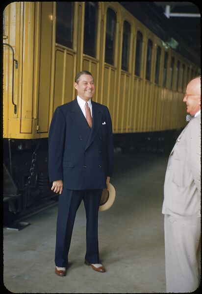 [59 Portraits of H. E. Simpson of Baltimore & Ohio Railroad, for Fortune Business Executive Profile], Walker Evans (American, St. Louis, Missouri 1903–1975 New Haven, Connecticut), Color film transparency