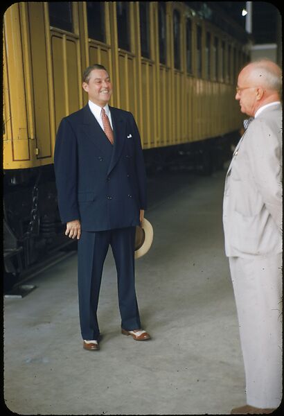 [59 Portraits of H. E. Simpson of Baltimore & Ohio Railroad, for Fortune Business Executive Profile], Walker Evans (American, St. Louis, Missouri 1903–1975 New Haven, Connecticut), Color film transparency
