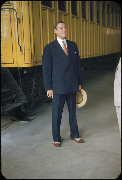 [59 Portraits of H. E. Simpson of Baltimore & Ohio Railroad, for Fortune Business Executive Profile], Walker Evans (American, St. Louis, Missouri 1903–1975 New Haven, Connecticut), Color film transparency