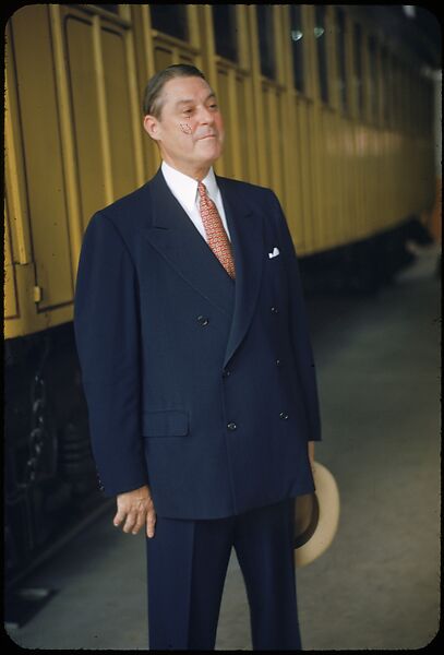 [59 Portraits of H. E. Simpson of Baltimore & Ohio Railroad, for Fortune Business Executive Profile], Walker Evans (American, St. Louis, Missouri 1903–1975 New Haven, Connecticut), Color film transparency