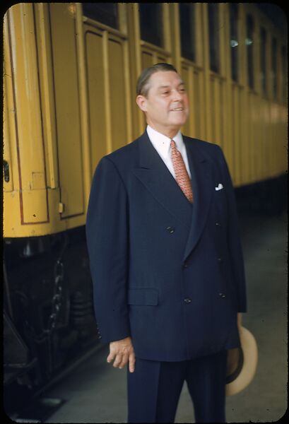 [59 Portraits of H. E. Simpson of Baltimore & Ohio Railroad, for Fortune Business Executive Profile], Walker Evans (American, St. Louis, Missouri 1903–1975 New Haven, Connecticut), Color film transparency
