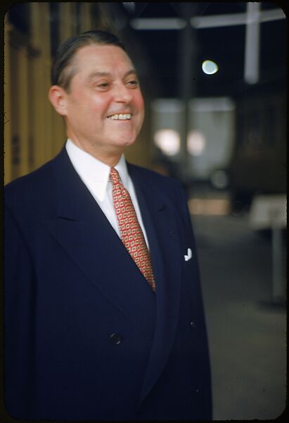 [59 Portraits of H. E. Simpson of Baltimore & Ohio Railroad, for Fortune Business Executive Profile], Walker Evans (American, St. Louis, Missouri 1903–1975 New Haven, Connecticut), Color film transparency