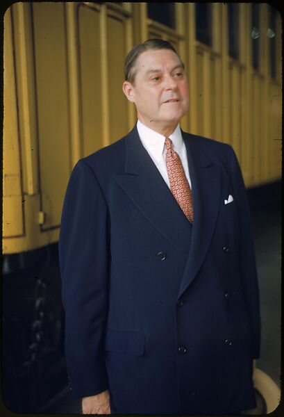 [59 Portraits of H. E. Simpson of Baltimore & Ohio Railroad, for Fortune Business Executive Profile], Walker Evans (American, St. Louis, Missouri 1903–1975 New Haven, Connecticut), Color film transparency