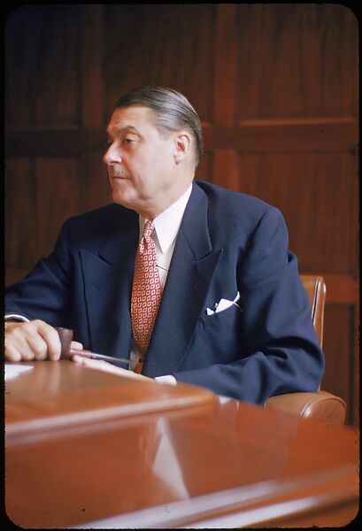 [59 Portraits of H. E. Simpson of Baltimore & Ohio Railroad, for Fortune Business Executive Profile], Walker Evans (American, St. Louis, Missouri 1903–1975 New Haven, Connecticut), Color film transparency