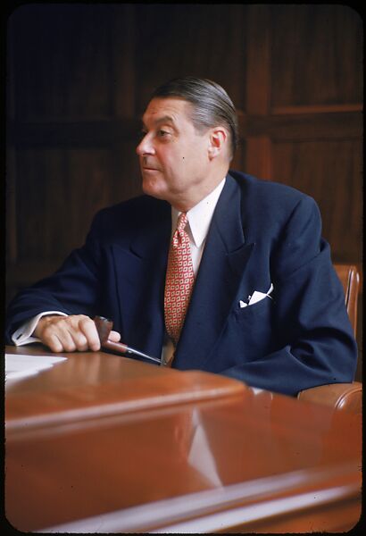 [59 Portraits of H. E. Simpson of Baltimore & Ohio Railroad, for Fortune Business Executive Profile], Walker Evans (American, St. Louis, Missouri 1903–1975 New Haven, Connecticut), Color film transparency