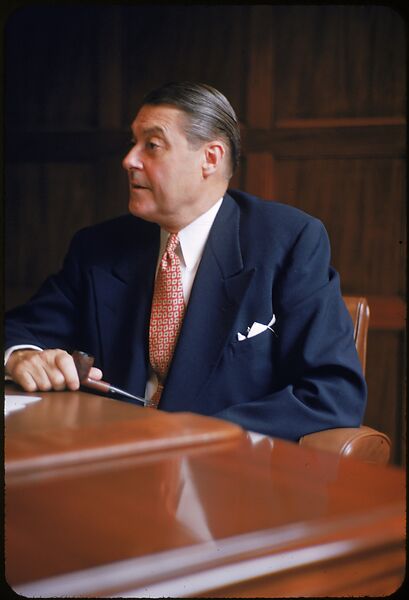 [59 Portraits of H. E. Simpson of Baltimore & Ohio Railroad, for Fortune Business Executive Profile], Walker Evans (American, St. Louis, Missouri 1903–1975 New Haven, Connecticut), Color film transparency