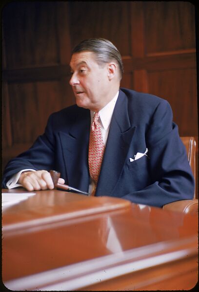 [59 Portraits of H. E. Simpson of Baltimore & Ohio Railroad, for Fortune Business Executive Profile], Walker Evans (American, St. Louis, Missouri 1903–1975 New Haven, Connecticut), Color film transparency