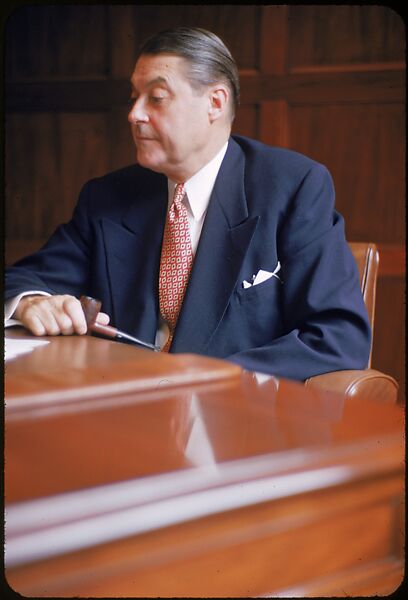 [59 Portraits of H. E. Simpson of Baltimore & Ohio Railroad, for Fortune Business Executive Profile], Walker Evans (American, St. Louis, Missouri 1903–1975 New Haven, Connecticut), Color film transparency