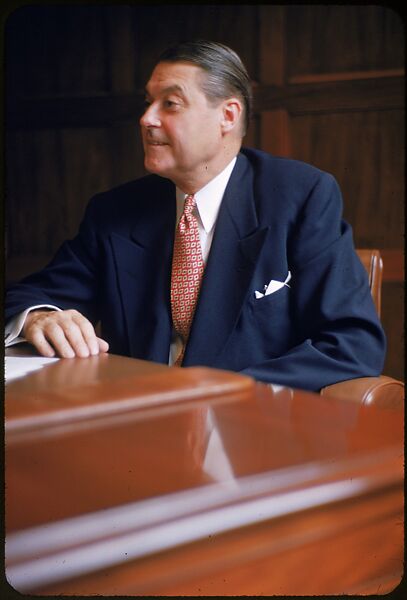 [59 Portraits of H. E. Simpson of Baltimore & Ohio Railroad, for Fortune Business Executive Profile], Walker Evans (American, St. Louis, Missouri 1903–1975 New Haven, Connecticut), Color film transparency