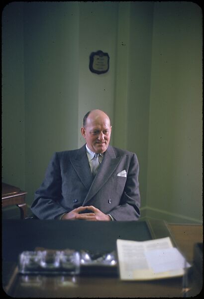 [68 Portraits of M. J. Rathbone of Jersey Standard Oil, for Fortune Business Executive Profile], Walker Evans (American, St. Louis, Missouri 1903–1975 New Haven, Connecticut), Color film transparency