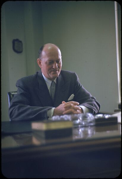 [68 Portraits of M. J. Rathbone of Jersey Standard Oil, for Fortune Business Executive Profile], Walker Evans (American, St. Louis, Missouri 1903–1975 New Haven, Connecticut), Color film transparency