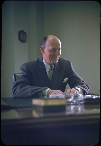 [68 Portraits of M. J. Rathbone of Jersey Standard Oil, for Fortune Business Executive Profile], Walker Evans (American, St. Louis, Missouri 1903–1975 New Haven, Connecticut), Color film transparency