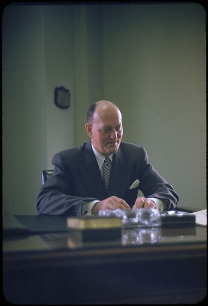 [68 Portraits of M. J. Rathbone of Jersey Standard Oil, for Fortune Business Executive Profile], Walker Evans (American, St. Louis, Missouri 1903–1975 New Haven, Connecticut), Color film transparency