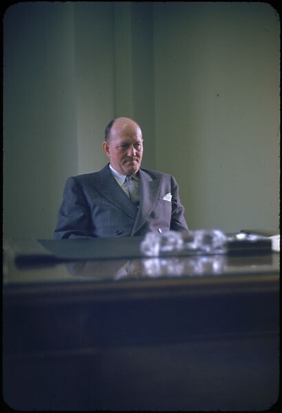 [68 Portraits of M. J. Rathbone of Jersey Standard Oil, for Fortune Business Executive Profile], Walker Evans (American, St. Louis, Missouri 1903–1975 New Haven, Connecticut), Color film transparency