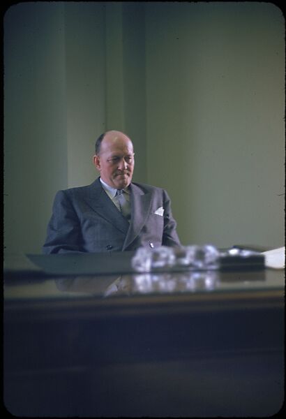 [68 Portraits of M. J. Rathbone of Jersey Standard Oil, for Fortune Business Executive Profile], Walker Evans (American, St. Louis, Missouri 1903–1975 New Haven, Connecticut), Color film transparency