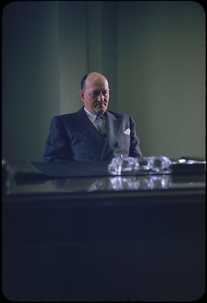 [68 Portraits of M. J. Rathbone of Jersey Standard Oil, for Fortune Business Executive Profile], Walker Evans (American, St. Louis, Missouri 1903–1975 New Haven, Connecticut), Color film transparency