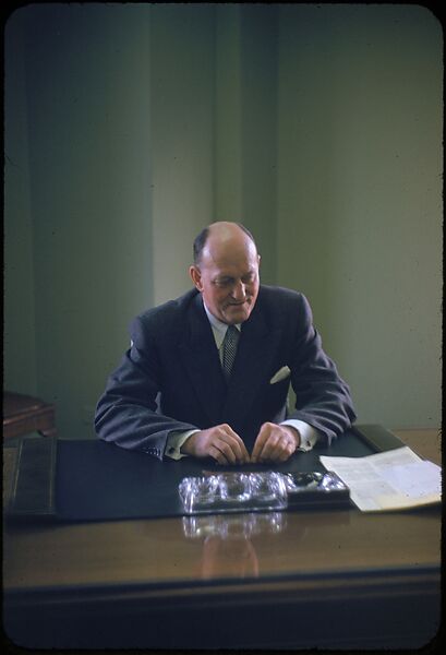 [68 Portraits of M. J. Rathbone of Jersey Standard Oil, for Fortune Business Executive Profile], Walker Evans (American, St. Louis, Missouri 1903–1975 New Haven, Connecticut), Color film transparency